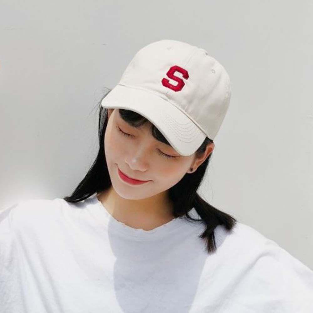 Unisex Spring Summer Sport Caps Male Women Letter S Baseball Cap Korean Style Baseball Cap Sun Hat
