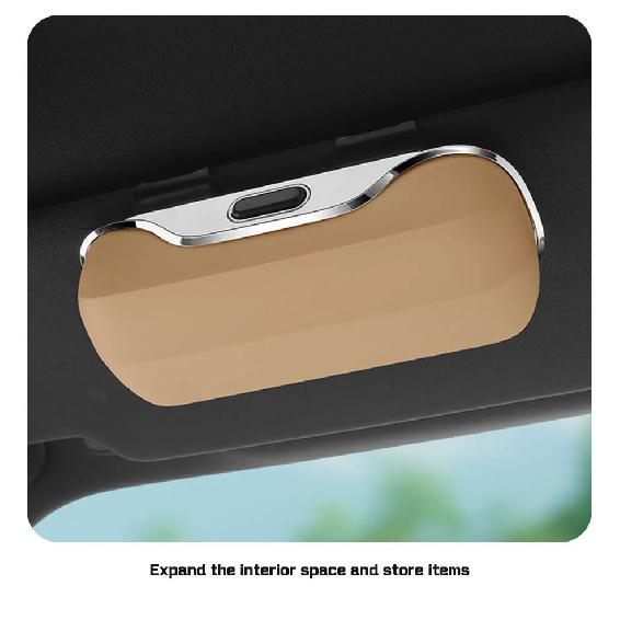 Auto-Sonnenschutz Brillenbox Tragbar Für BYD Song Plus Yuan Pro Tang EV F3 Seal DMi Han Qin Dolphin Sonnenbrillenhalter Brillenetui