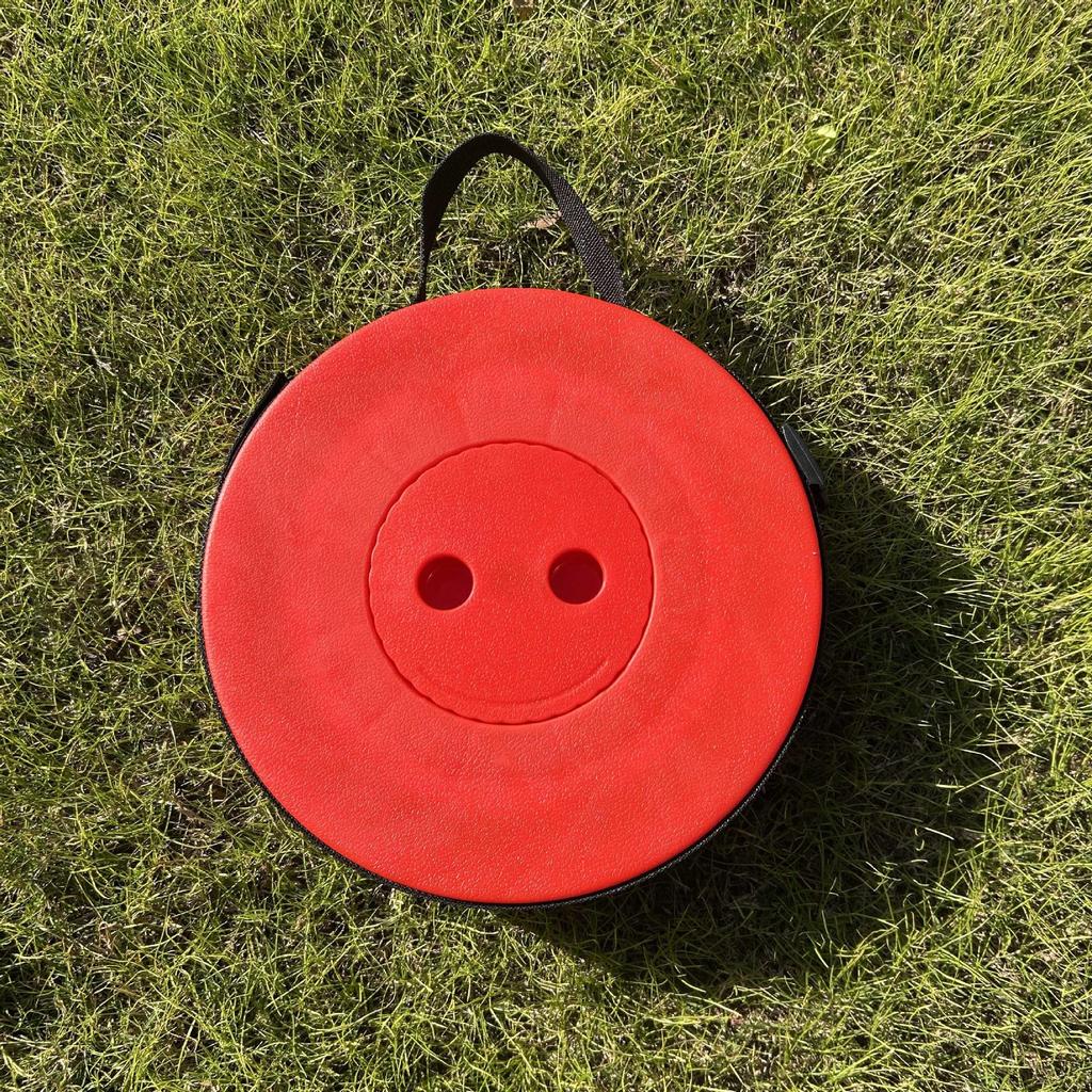 Collapsible Outdoor Travel Stool - Portable Adjustable Seat for Camping, Fishing, and Queuing