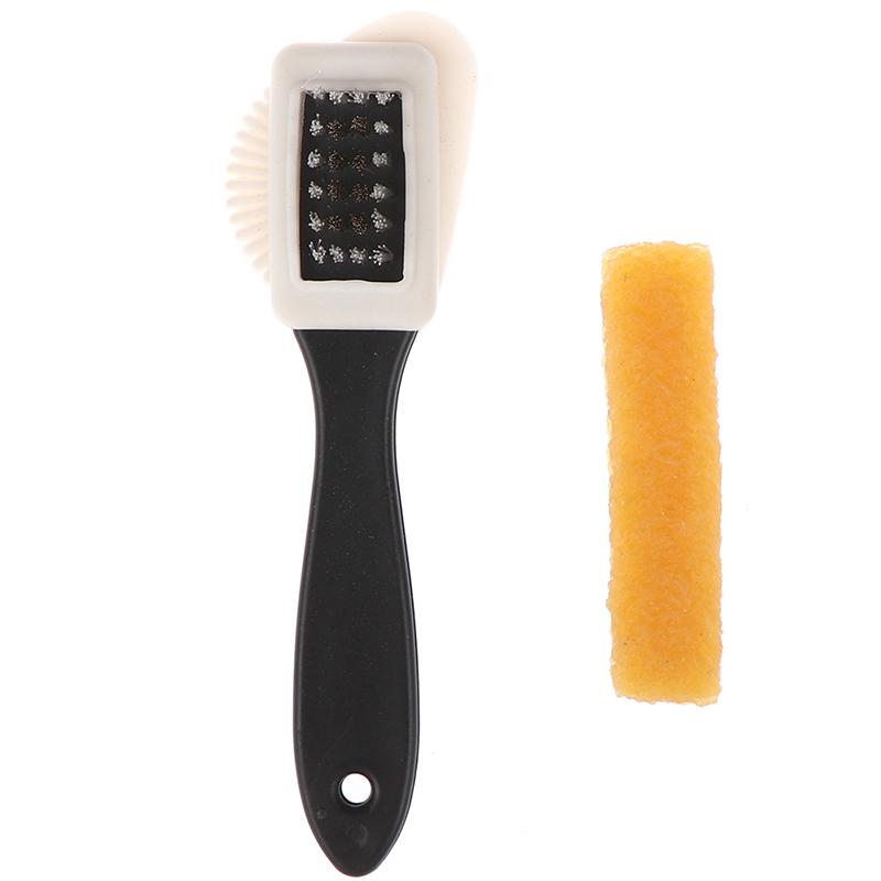 2 sztuki / zestaw Przydatne szczotki do czyszczenia zamszu szczotki do butów i gumki gumki do butów