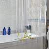 Clear Shower Curtain with Heavy Magnets Shower Curtain Liner 12 Hooks Curtain Liner 180x180/200cm Bathroom Accessories
