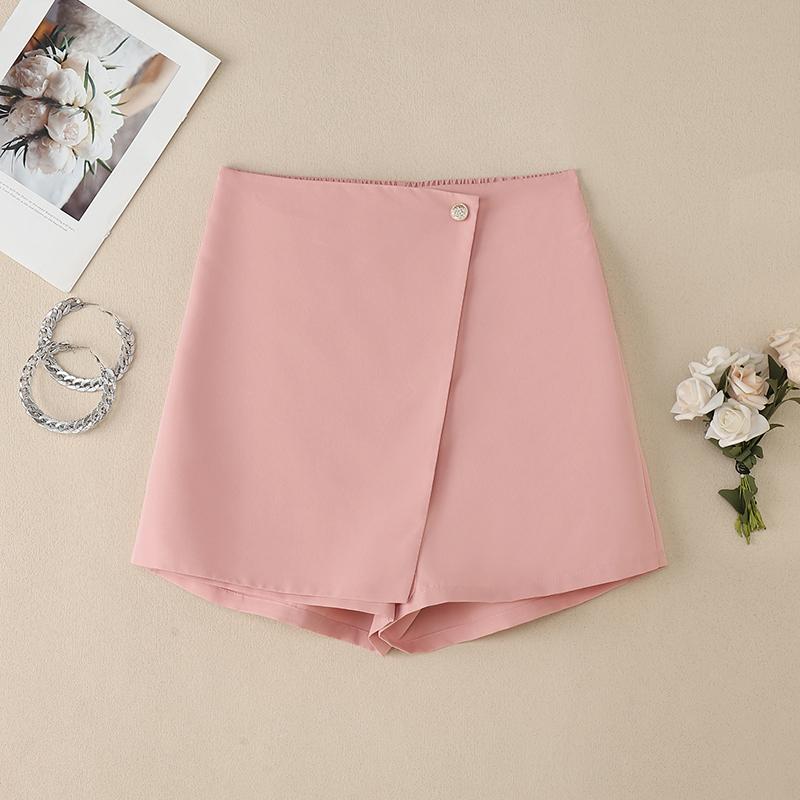 ZANZEA Женские летние однотонные свободные повседневные короткие брюки 4XL