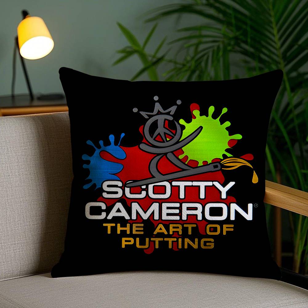 Luxury S-SCOTTY C-CAMERONS Pillow Case Short Plush Double-sided Printing Home Machine Washable In Winter Cushion Cover