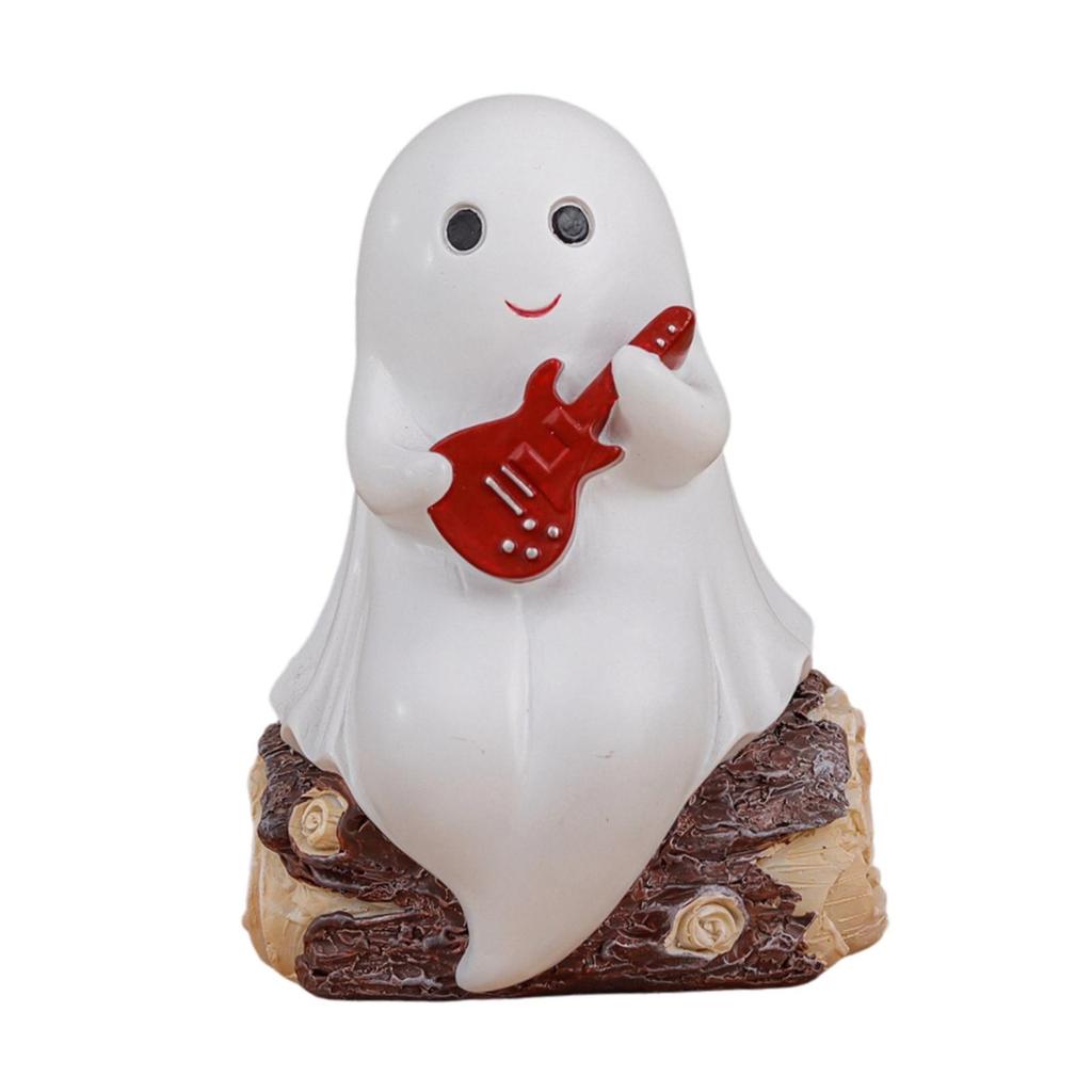 Halloween Figurine Tabletop Centerpiece Night Light for Home Shelf Holiday