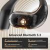 Bluetooth 5.3 Open-Ear Earbuds with Multi-Function Touchscreen, Find Your Earbuds, Multi-Function Display, Deep Bass, Sweat and Splash Resistant,