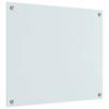 Kitchen Backsplash 2 pcs White 70 x 60 cm Tempered Glass