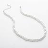 Simple Imitation-Pearl Beaded Short Choker Necklace for Men Trendy White Beaded Chains On Neck Accessories Fashion Jewelry