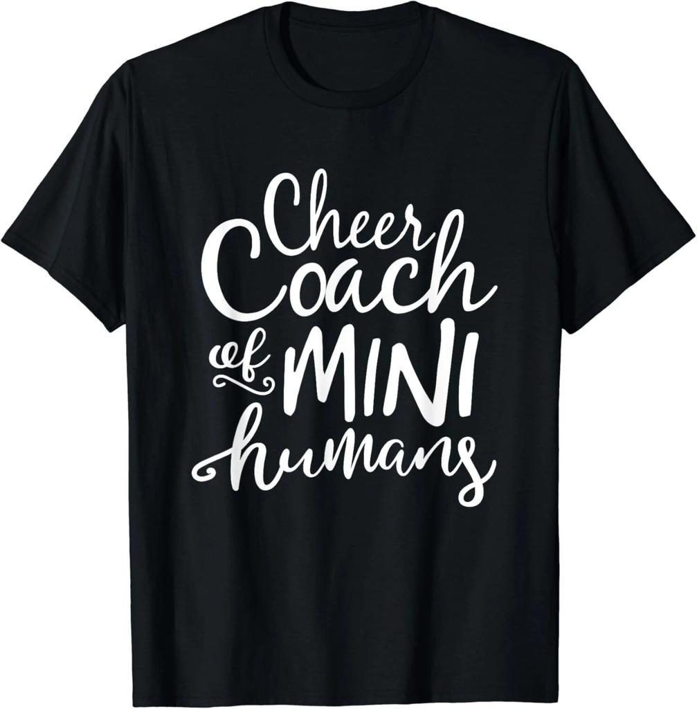 Cheer Coach of Mini Humans Cheerleading Shirt Team Gifts Unisex T-Shirt