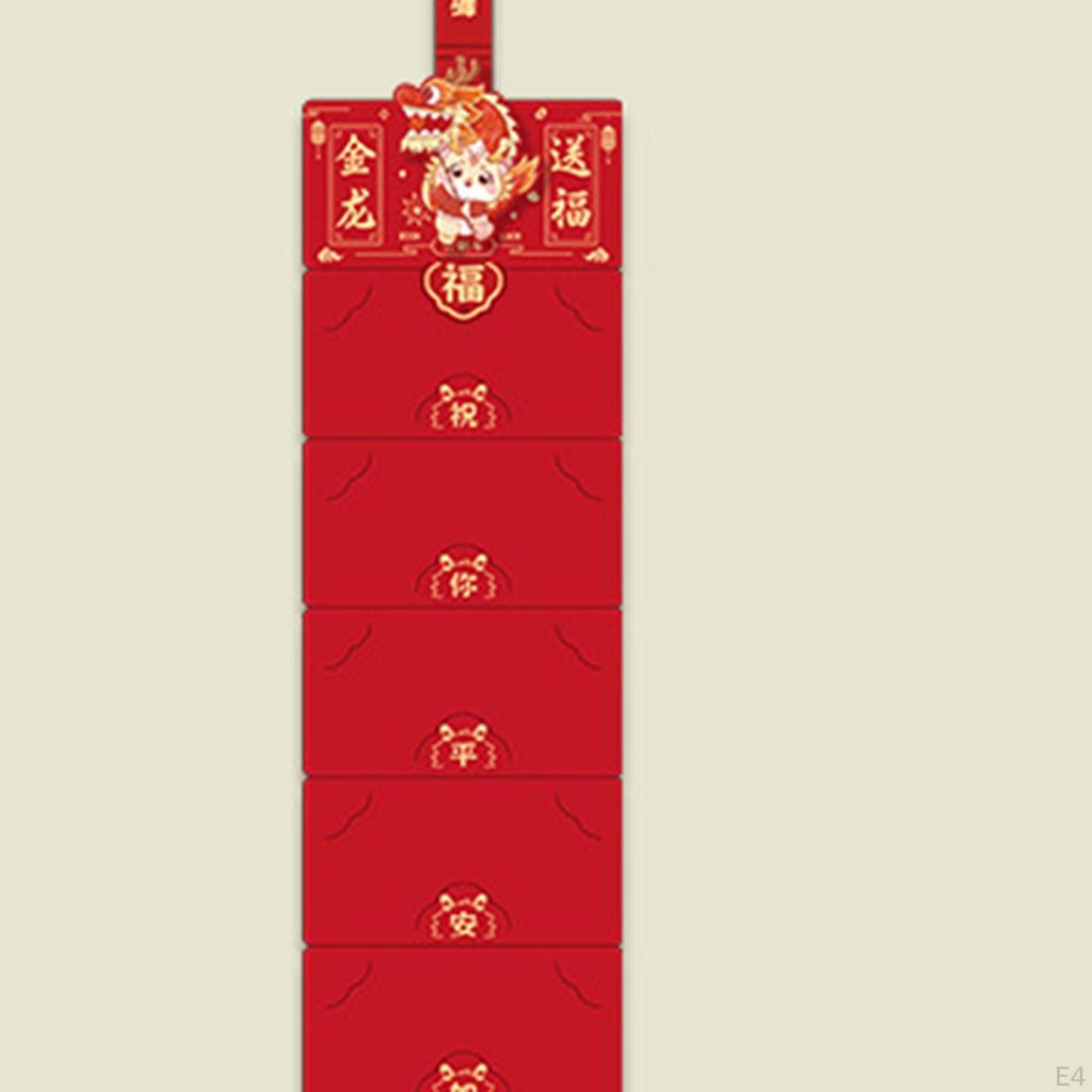 Rote Umschläge zum Jahr des chinesischen Drachens, Hong Bao-Neuheitspakete für Familientreffen,