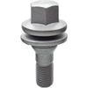 4PCS Wheel Bolts Nuts for Citroen C2 C3 C4 C5 Peugeot 206 207 308 407,Thread M12 x 1.25
