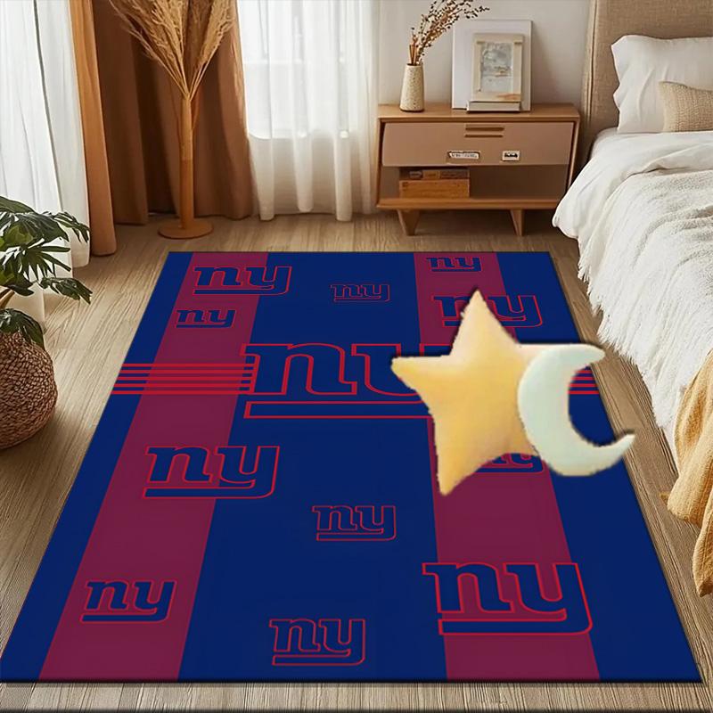 New York Logo Rug Game Carpet, Floor Mat for Bedroom Living Room Entryway Rug, Home Decor Idea Gift for Christmas Birthday