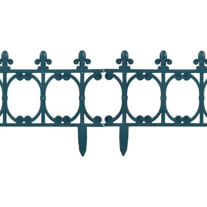 Bordures de jardin - VIDAXL - 16 pcs - Vert - 10 m - Matériau PP - Style gothique
