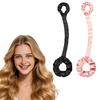 No Heat Hair Curling Rod with Scrunchies, Overnight Sleeping Satin Hair Roller Headband, Non-Heating Long Hair Curler for Women