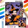 Mickey Mouse Pumpkin Halloween Oil Painting Art Kit Handmade Painting Diy Home Decoration