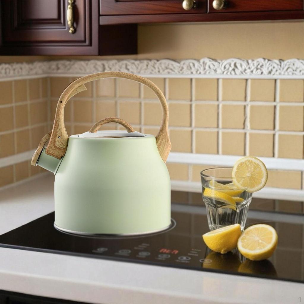 Whistling Kettle Stainless Steel 3L Lightweight Portable Easy To Carry Teakettle Stovetop for