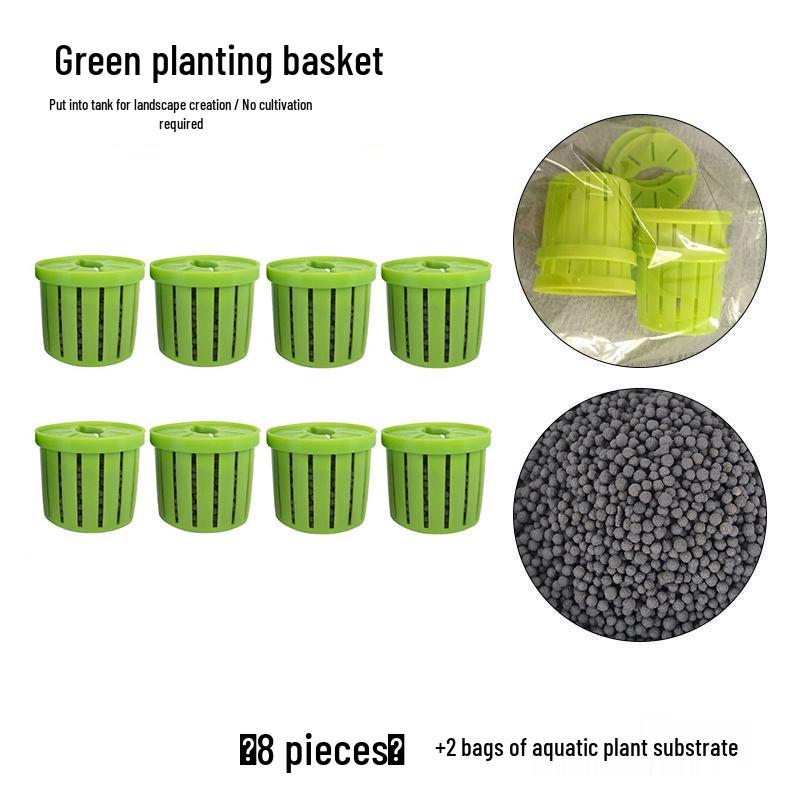 Fish Tank Planting Basket: Home Landscaping Cup for Water Plants and Flower Root Holders
