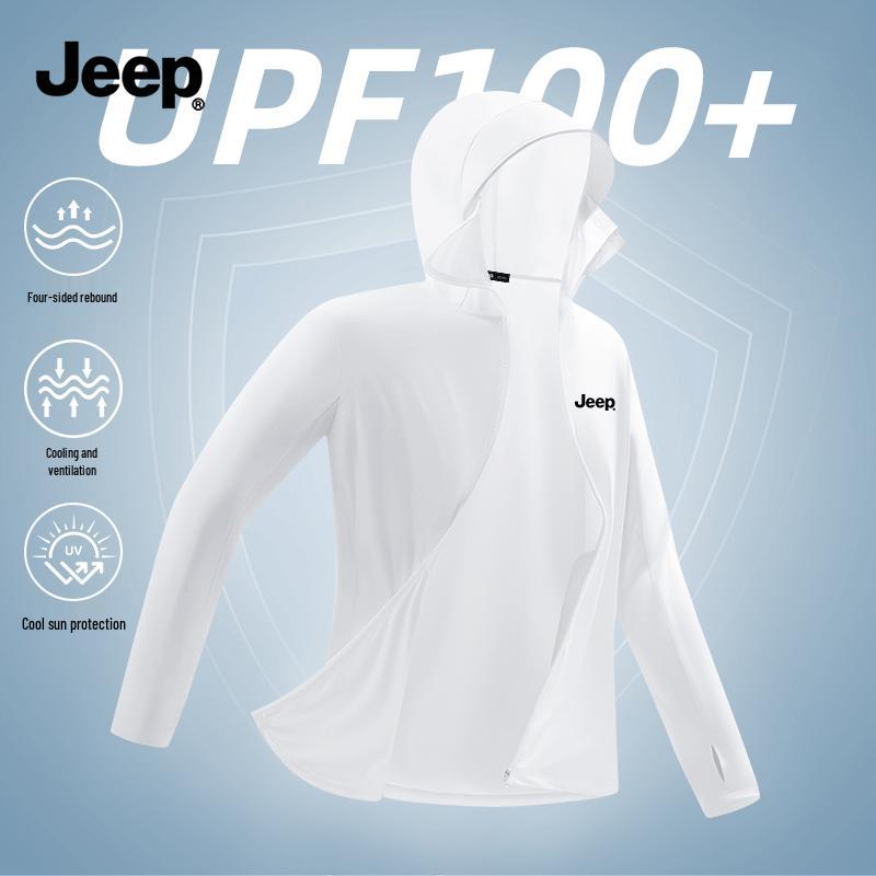 JEEP Men s Hooded Cooling Sun Protection Jacket M