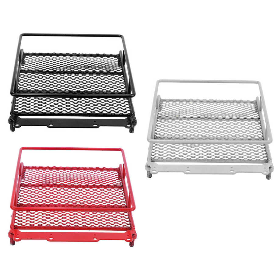 RC Metal Roof Rack Luggage Carrier with LED Light Fit for MN 1/12 RC Crawler MN90/MN90K RC Model Car Spare Parts Roof Rack