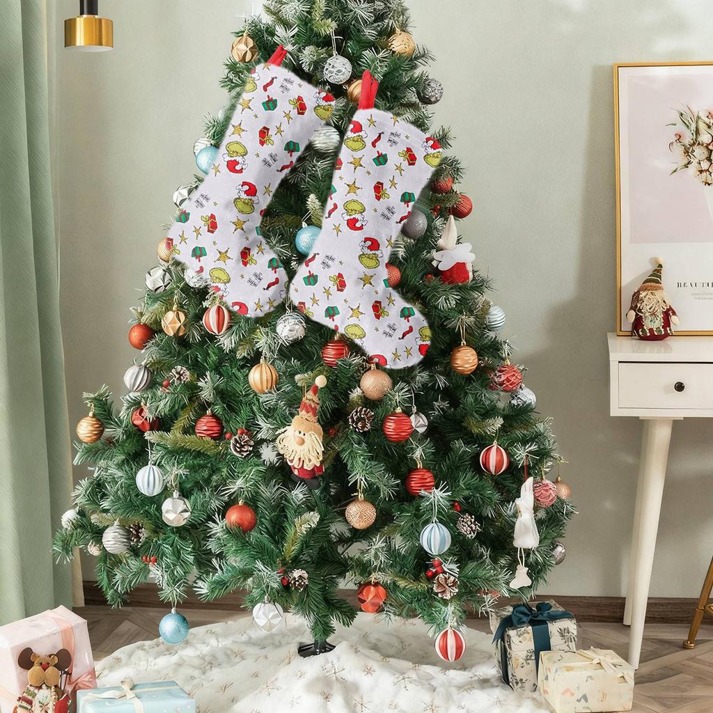 Vánoční punčochy ozdoby vánoční stromek dekorace přívěsky