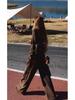 European Women's High-End Casual Sportswear Set: Plus Velvet Hoodie & Wide-Leg Pants for Autumn/Winter 2025