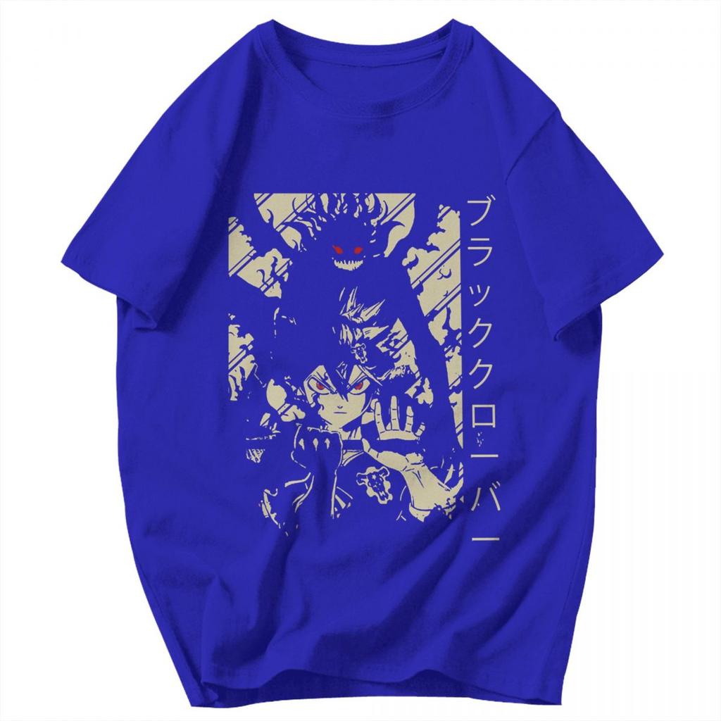 Men T Shirt Asta Black Clover Anime Manga Gifts Y2K Graphic Quality Unisex Tops T Shirts