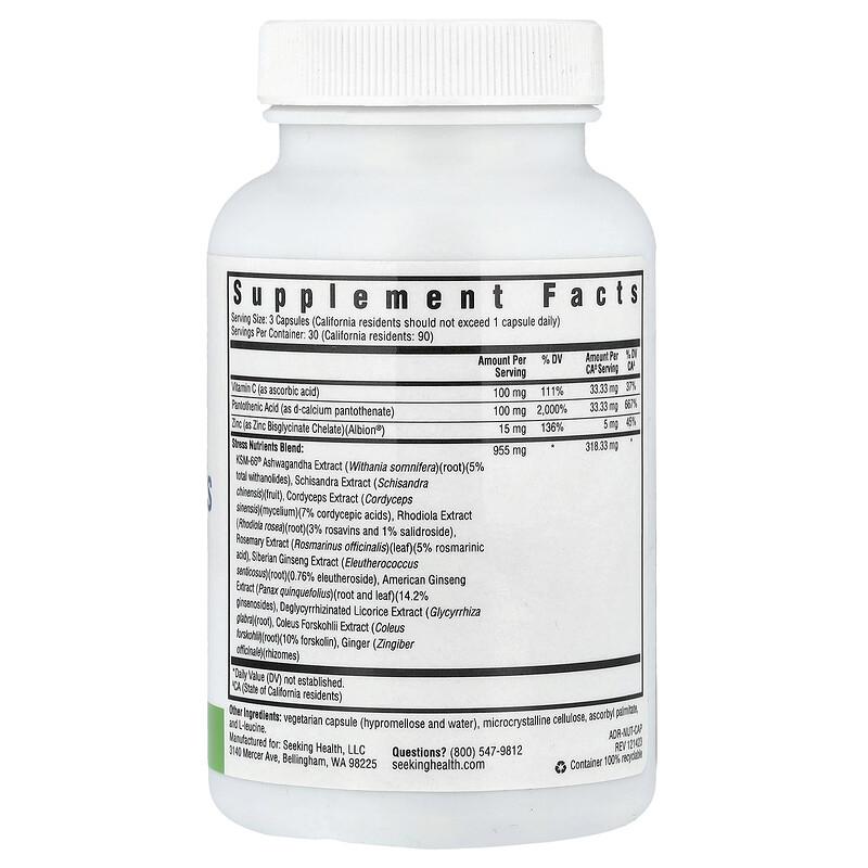 Stress Nutrients, 90 Vegetarian Capsules