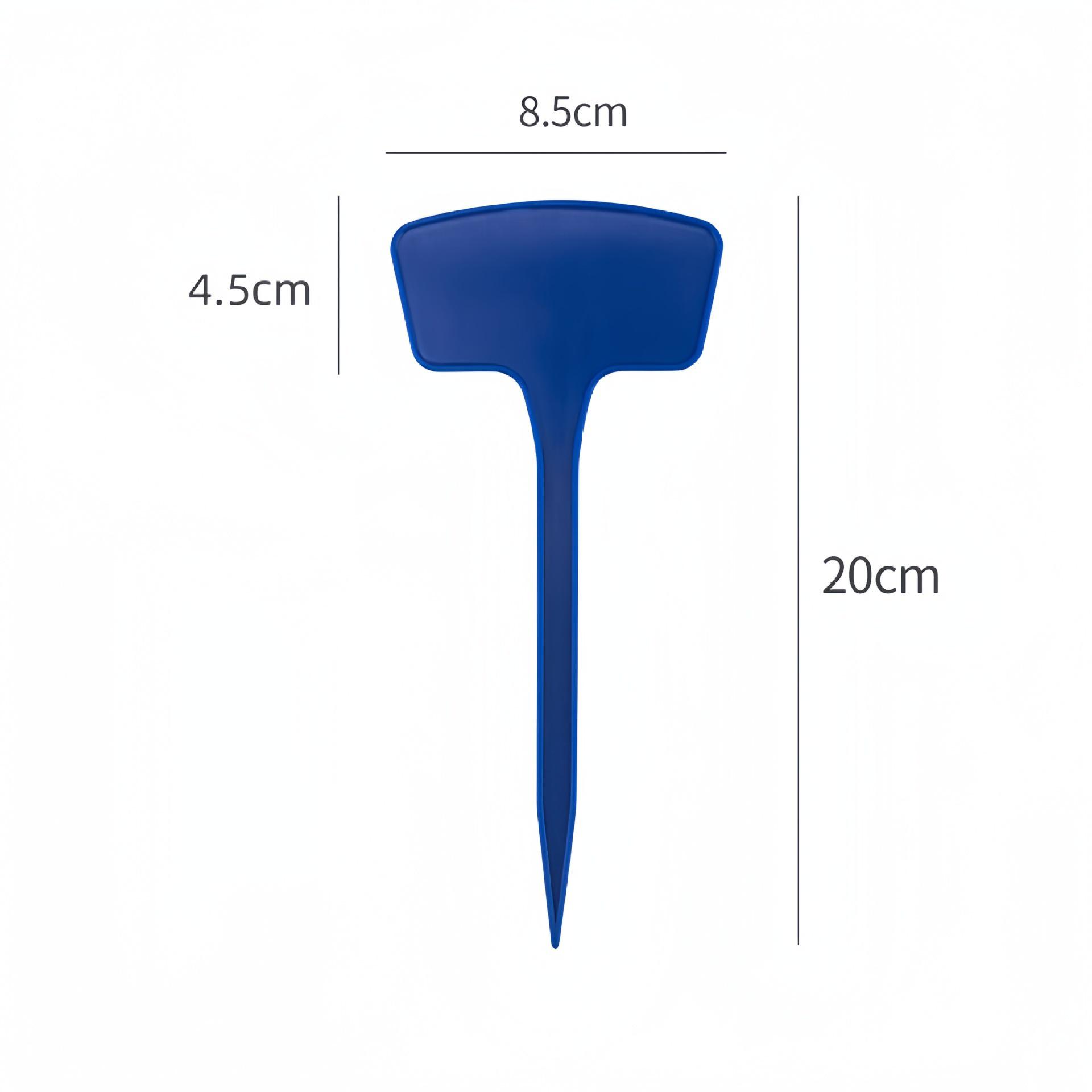 Durable Multicolor Plastic Garden Stake Labels 30 pieces