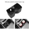 For Hyundai Santa Fe 2024 Cup Holder Armrest Storage Box Wireless Charging Pad Lower Storage Box Central Control Accessories