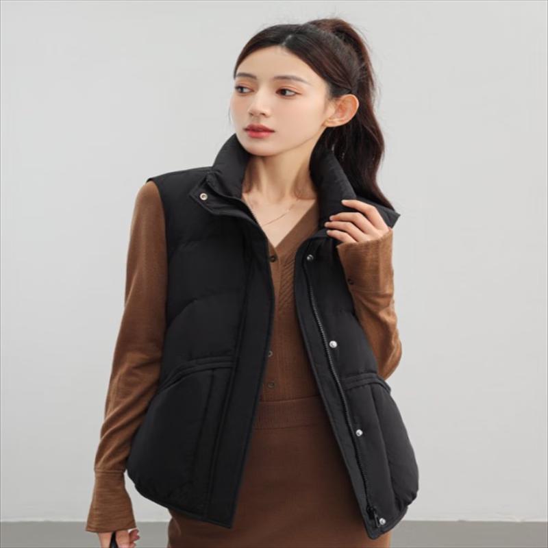 YAYA Women s Short Stand-Collar Down Vest S