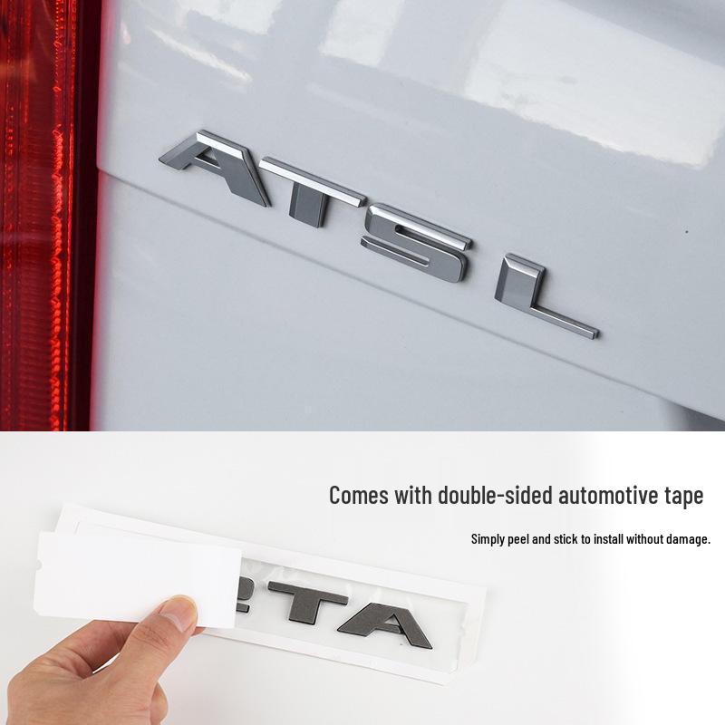 Cadillac CT4/CT5/CT6 AWD 40T XTS ATSL Rear Plastic Emblem for Car Modification