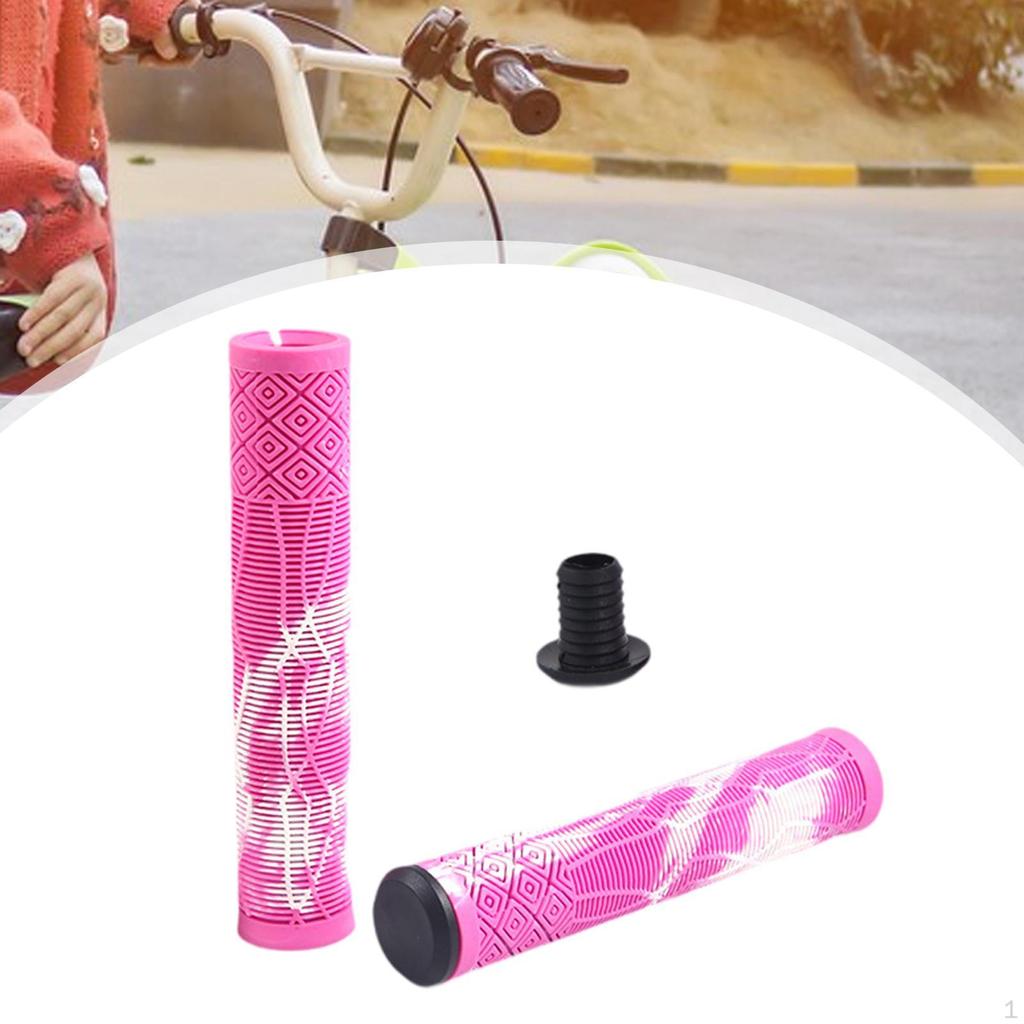 2 Pieces Bike Handlebar Grips Handle Bar Wraps Anti Slip High Performance