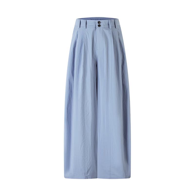 Navigare Women's Old Money Style Wide-Leg Casual Trousers