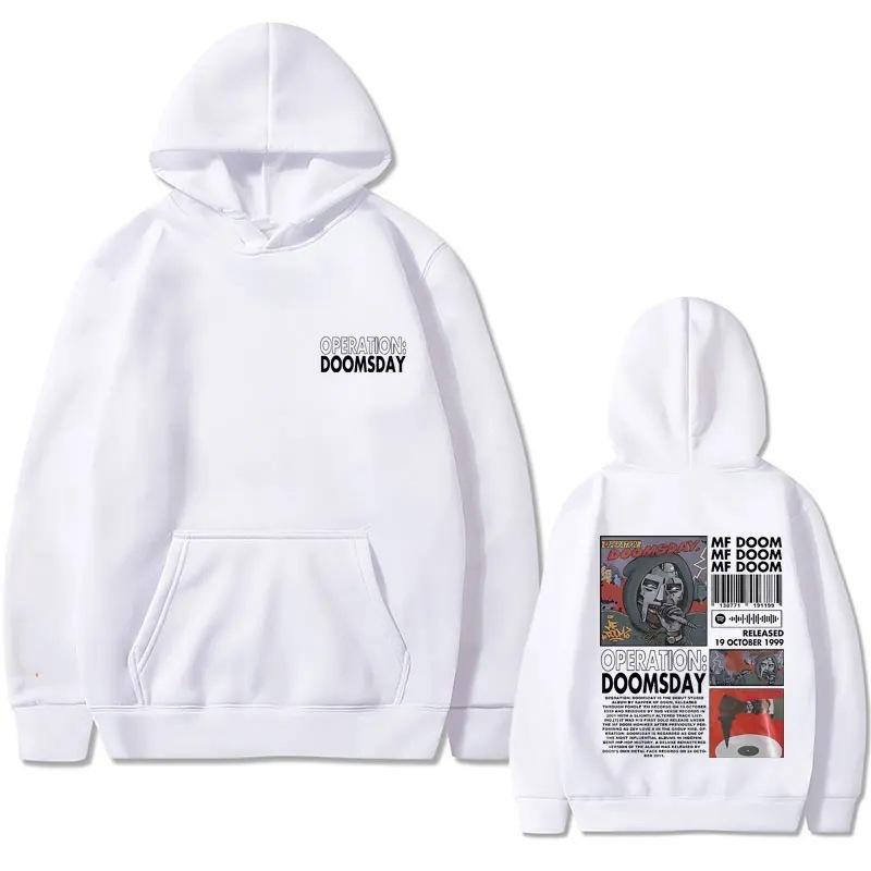 Rapper Mf Doom Graphic Hoodie Autumn Winter Men