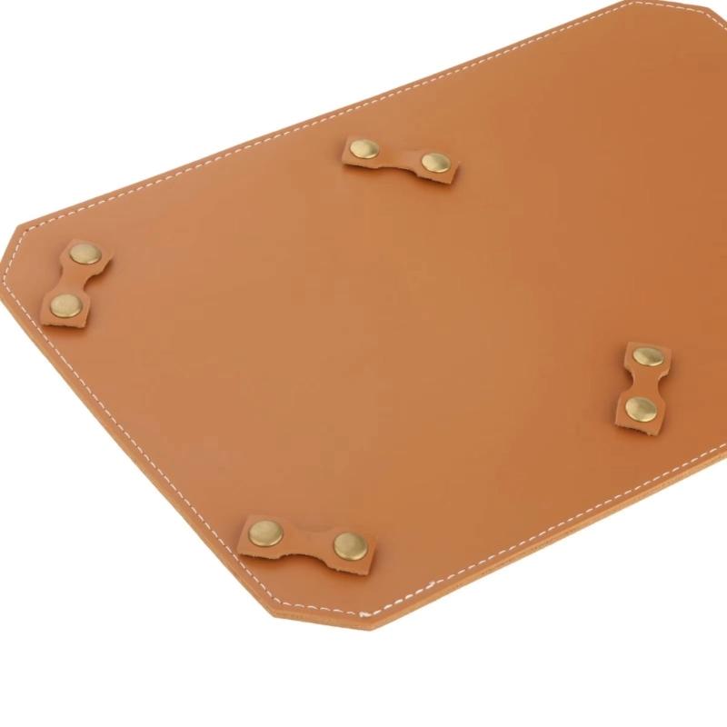Antiskid Stove Pad Durability Leather Mats Stove Base Hiking Stove Equipment for Camping and Picnics