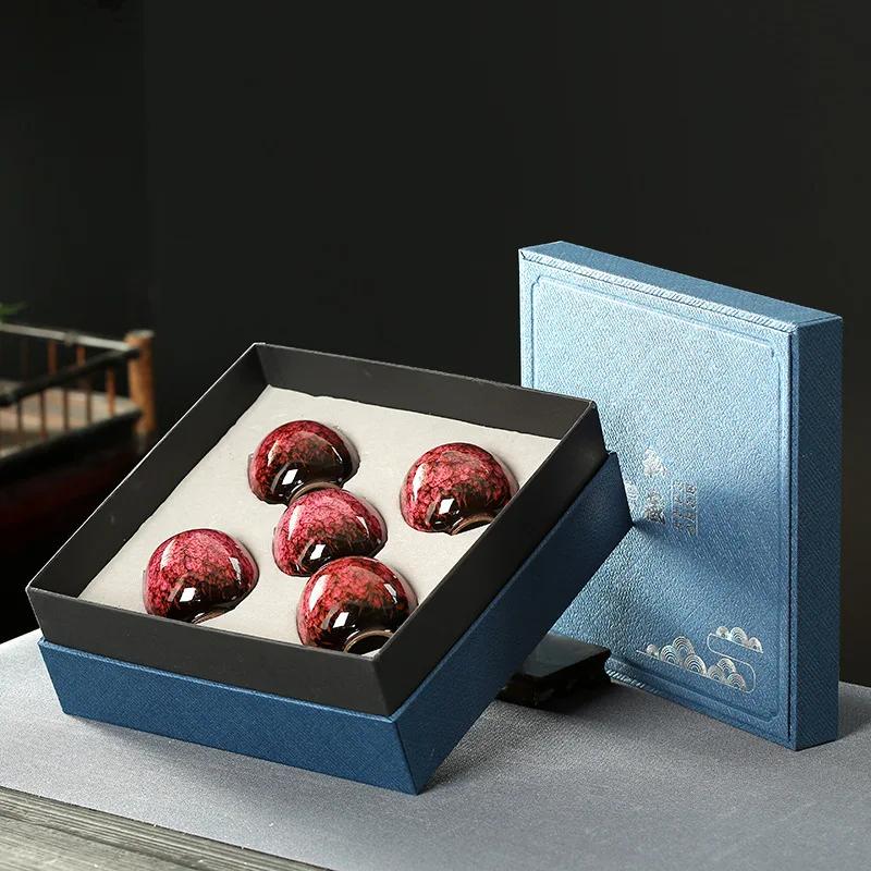 110ml-175ML Cuptor Changjian Cupă Creative Home Set de ceai ceramic Master Cup Chinezesc Kung Fu Ceai Bol Set Cadouri de afaceri Biroul Acasă