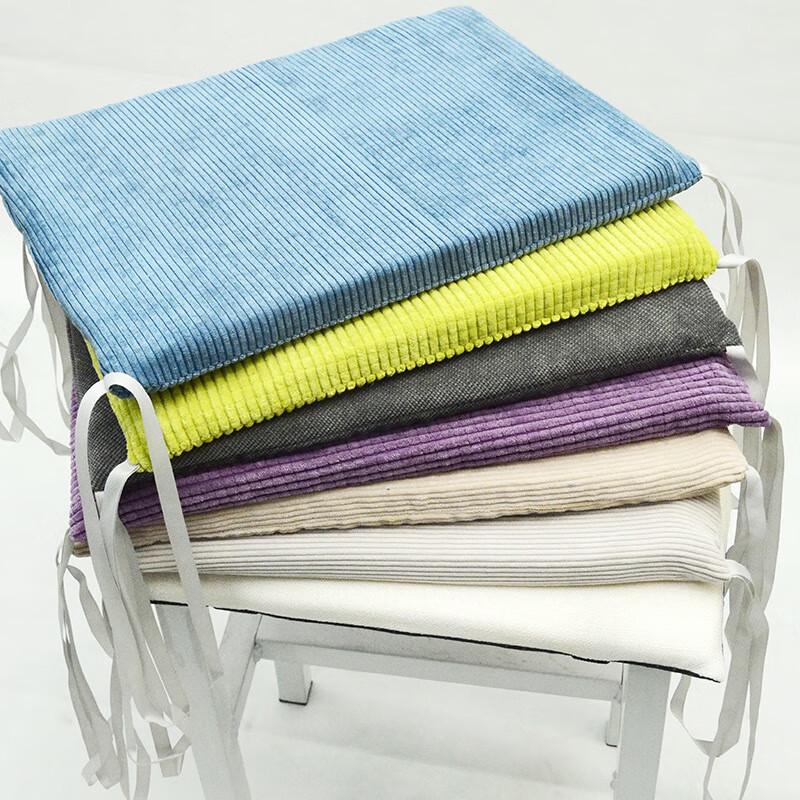 OEING Winter Thick Corduroy Stool Cushion Set