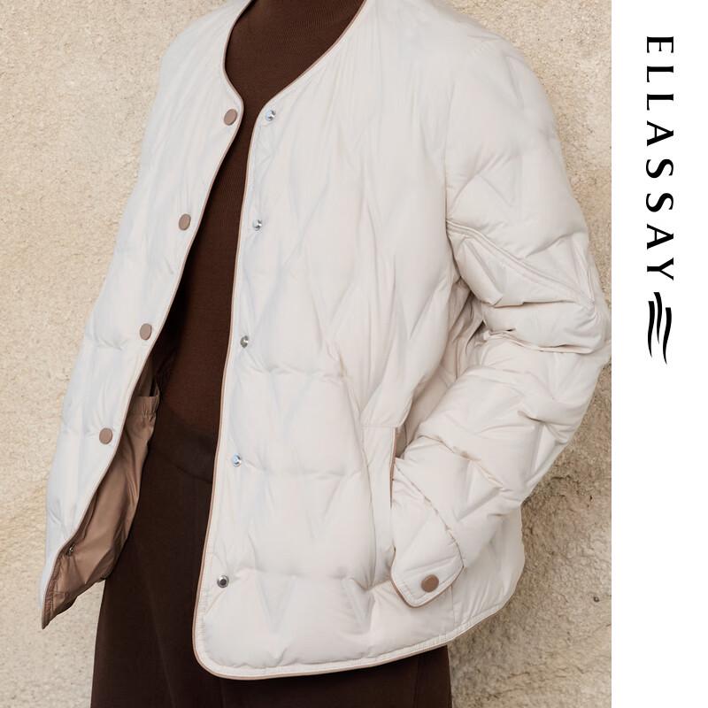 ELLASSAY 2025 Winter Elegant Minimalist Women's Goose Down Jacket