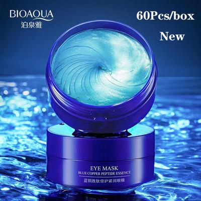 Nauja 60 vnt Blue Copper Peptide Essence paakių kaukė stangrina elastingas akių pleistras Drėkinamasis nuo raukšlių akių pleistrai maitinantis švelnią paakių odą