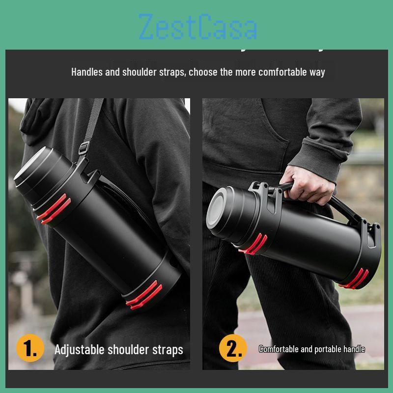 Large Steel 304 Capacity Stainless Insulated Kettle Portable Outdoor Travel Water Bottle For Men