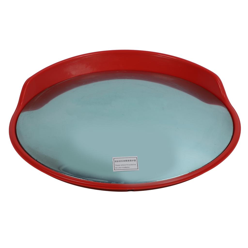 24 Inch Convex Mirror with Adjustable Bracket Wide Angle Blind Spot Curved PC Security Mirror for