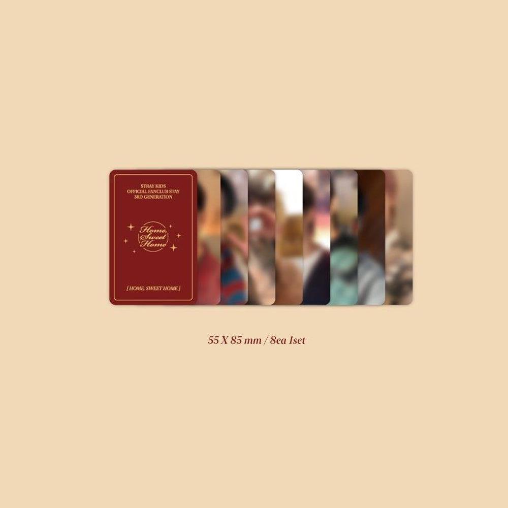 Stray Kids SKZ Stay 3rd Fanclub Photo Card Set with Random Generation Postcard