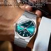 Luxury Watch for Man Elegant Date Week Waterproof Luminous Men Watch Quartz Stainless Steel Sports Men's Watches Reloj