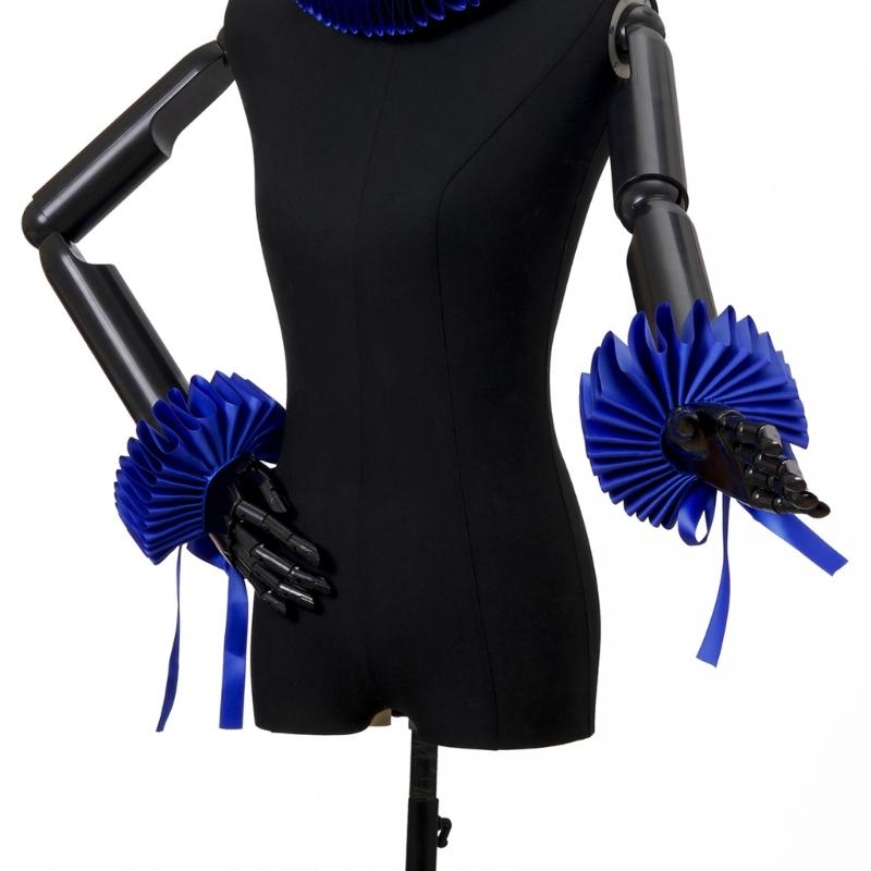 Victorian Ruffled Wrist Wrap Wristband For Historical Reenactment And Role Play Victorian Costume Enhancement