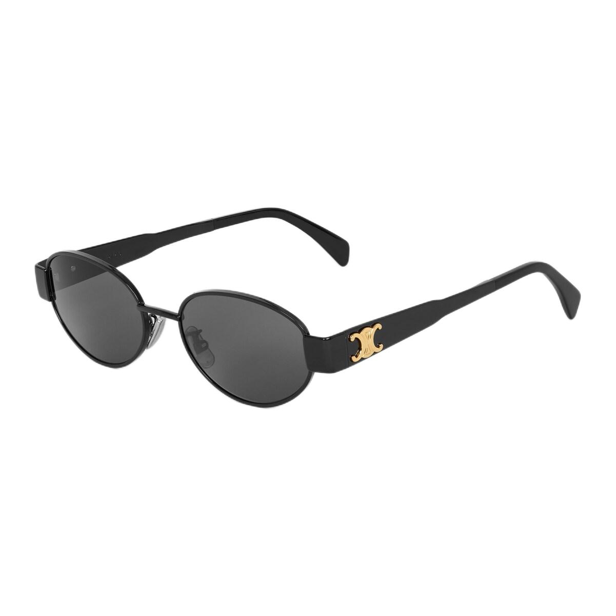 

Celine Original Design Oval Sunglasses Women sunglasses Black 4S235CMLB-38SS Brown Eyeglass Pouch