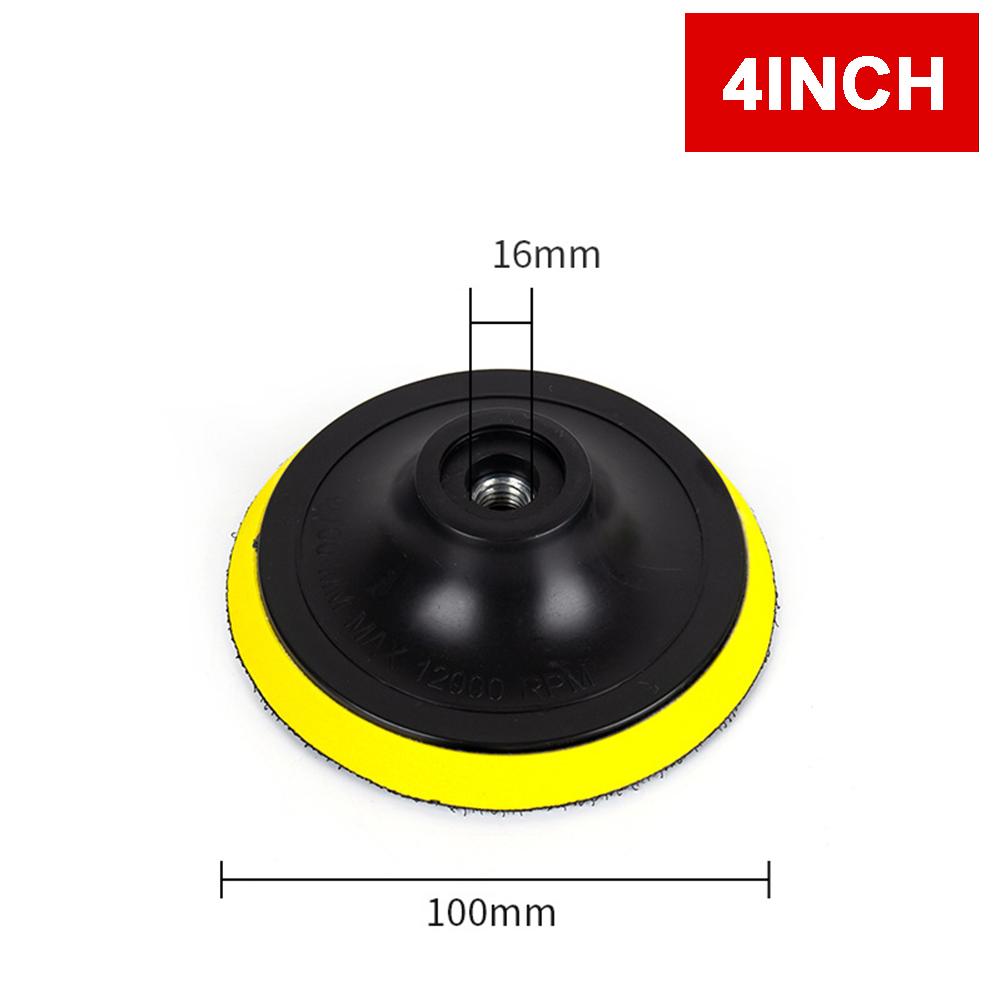 3/4/5/6/7 Inch M16 Thread Sanding Disc Flocking Self Adhesive Polishing Pads For Car Paint Care Buffing Polisher