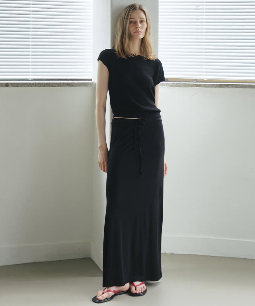 Nutopeu Comfort Long Skirt_Black