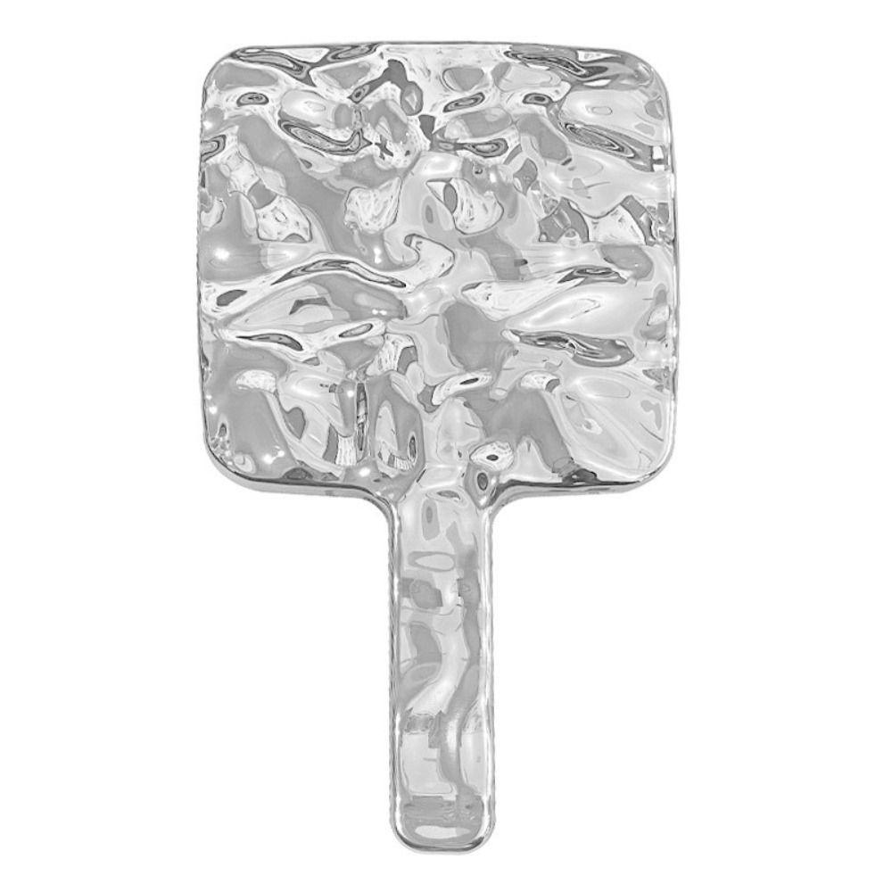 

High Definition Makeup Mirror Silver Vanity Mirror Portable Handheld Mirror Household big