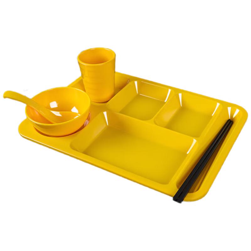 Shengxinhui Melamine Rectangular Divided Plate Set