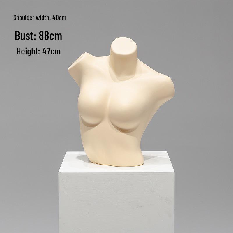Unisex Torso Mannequin: Female & Male Underwear Display Stand