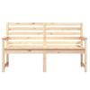 vidaXL Gartenbank 159,5x48x91,5 cm Massivholz Kiefer